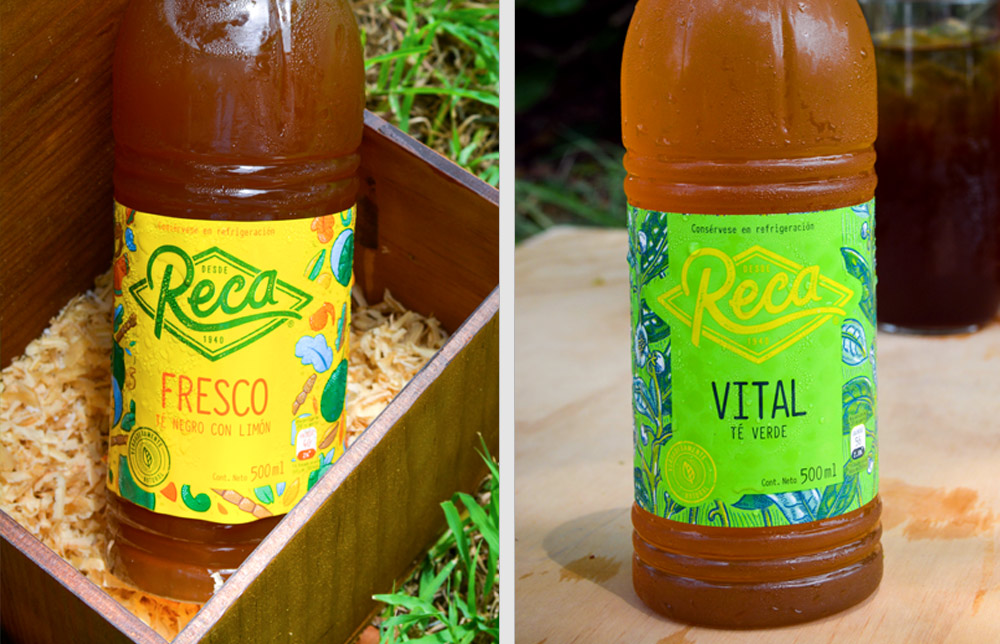 Te Reca fresco y vital close up